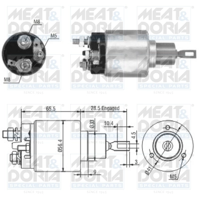 Solenoid Switch, starter